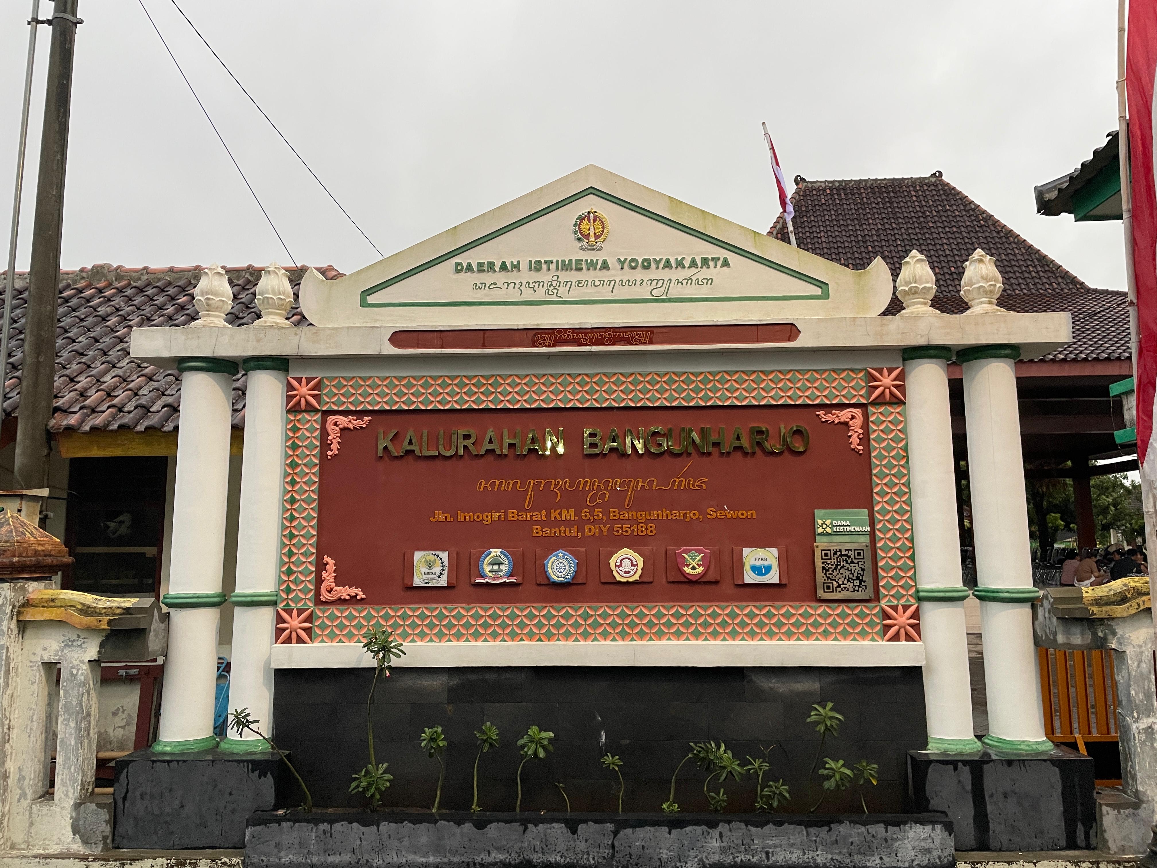 Peta Kalurahan Bangunharjo
